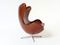 Leather Egg Chair by Arne Jacobsen for Fritz Hansen, 1967 8