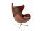 Leather Egg Chair by Arne Jacobsen for Fritz Hansen, 1967