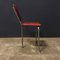 Vintage Red Leatherette Tripod Side Chair, 1960s, Image 18