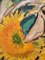 Percival Pernet, Bouquet de tournesols, Gouache sobre papel, Enmarcado, Imagen 5