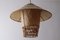 Leather Boho Pendant Lamp, 1960s 1