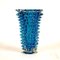 Blue Murano Glass Vase by Ercole Barovier, 1960s