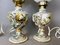 Lámparas de mesa portuguesas de porcelana pintadas a mano de Alcobaça Porcelain Factory. Juego de 2, Imagen 10