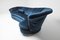 Blue Velvet Sofa, 1970s, Image 4