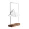 Lampe de Bureau Matterlight en Argent et Noyer par Boris Dennler 3