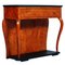 Art Deco Italian Blonde Walnut Console Table from Gaetano Borsani, 1920s, Image 1