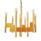 Italian Chandelier by Gaetano Sciolari, 1970s, Image 2