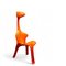 Vintage Pop-Art Floris Chair in Orange Polyester by Günter Beltzig, Germany, 1967, Image 1