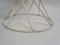 Metal and Rattan Wire Stool, 1950s, Image 8