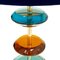 Mid-Century Italian Modern Style Murano Glass and Brass Table Lamps, Set of 2 4