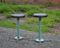 Industrial Iron Stools, Set of 2 3