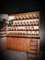 Mueble esquinero de farmacia antiguo de roble, años 30, Imagen 9