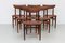 Danish Modern Rosewood Dining Room Set by Skovby, 1960s, Set of 7, Image 11