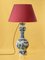 Large Table Lamp in Blue and White from Delftware 6