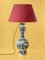 Large Table Lamp in Blue and White from Delftware, Image 6