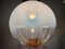 Große Murano Glaskugel Lampe von Mazzega, 1960er 3