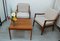 Mid-Century Modern Danish Lounge Chairs in Teak with Cream Upholstery from France & Søn, 1950s, Set of 2 4