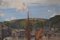 John Chapman Wallis, Paesaggio costiero, Polperro, Olio su tela, Inizio XX secolo, Con cornice, Immagine 4