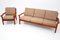 Danish Sofa and Lounge Chair in Teak by Juul Kristensen from Glostrup, 1960s, Set of 2 13