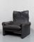 Vintage Maralunga Leather Chair by Vico Magistretti for Cassina 2