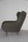 High Back Armchair with Geometric Design, 1950s 9