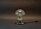 Lampe de Bureau Champignon Mid-Century en Chrome & Verre par Baum Leuchten, 1970s 2