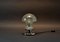 Mid-Century Chrome and Glass Mushroom Table Lamp by Baum Leuchten, 1970s, Image 2