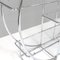 Vintage Art Deco Chrome Plated Room Divider with Shelves 10