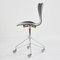 Silla de oficina 3117 de Arne Jacobsen, años 80, Imagen 2