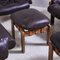 Leather Lounge Chair with Ottoman, 1970s, Image 5