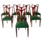 Dining Chairs attributed to Guglielmo Ulrich, Italy, 1940s, Set of 8 1