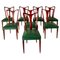 Dining Chairs attributed to Guglielmo Ulrich, Italy, 1940s, Set of 8, Image 1