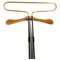 Vintage Folding Valet Stand in Wood, Iron and Brass from Fratelli Reguitti, Italy, 1950s 12