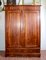 Walnut Wardrobe with 2-Doors and 2-Drawers, Italy, Late 19th Century 23