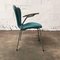 Turquoise Upholstered Model 3207 Butterfly Chairs by Arne Jacobsen, 1950s, Set of 4 17