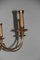 Mid Century Brass Chandeliers from Lumi, Set of 2 3