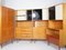 Mid-Century Ash Wood Wall Unit from Up Zavody Bucovice, N.P. Korycany, Czechoslovakian, 1965, Set of 4, Image 1