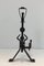 Arts & Crafts Wrought Iron Andirons, 1930s, Set of 2 6