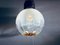 Lampada grande sferica in vetro di Murano di Mazzega, anni '60, Immagine 18