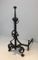 Wrought Iron Andirons, 1900s, Set of 2 6