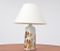 Lámpara de mesa danesa de fayenza de Ellen Malmer de Royal Copenhagen, años 60, Imagen 3