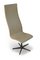 Scrivania Oxford girevole in pelle color crema e alluminio spazzolato di Arne Jacobsen, Danimarca, 1965, Immagine 2