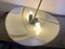 Lámpara colgante de vidrio y latón, años 60, Imagen 20