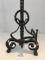 Wrought Iron Andirons, 1900s, Set of 2 13