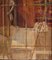 Philip Krevoruck, pintura surrealista, siglo XX, óleo sobre cartón, enmarcado, Imagen 5