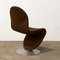 1-2-3 Series Brown Fabric Dining Chair by Verner Panton, 1973 8