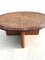 Table Basse avec Tabourets en Corde Tissée, 1960s, Set de 5 5