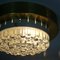 Bohemian Crystal and Metal Ceiling Lamp, 1960s 5