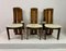 Italian Dining Chairs in the Style of Afra and Tobia Scarpa, 1970s, Set of 6, Image 4