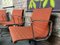 EA 108 Stühle aus Aluminium in Hopsak Orange von Charles & Ray Eames für Vitra, 4 . Set 13